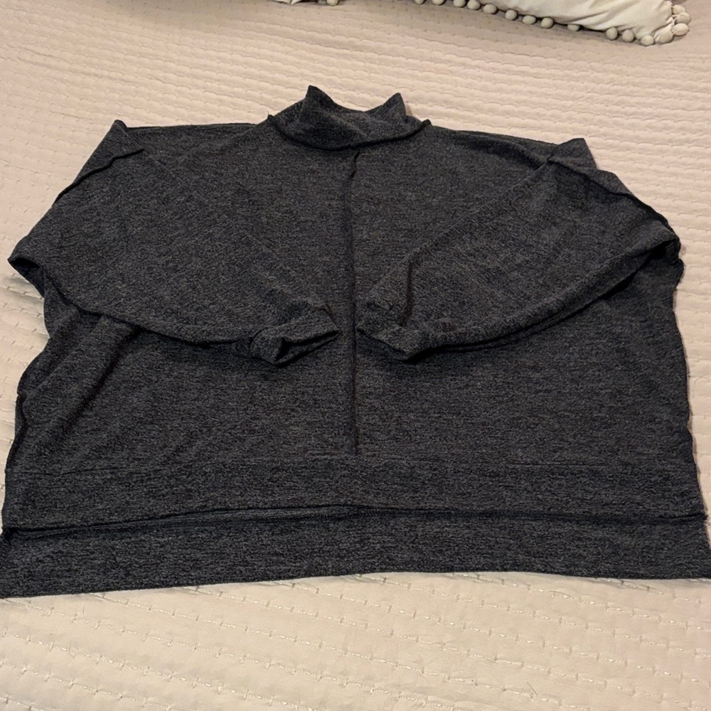 Zenana Outfitters Charcoal Knit Turtleneck